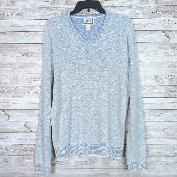 Jos. A. Bank Other - Jos A Bank 1905 Mens Sweater L Long Sleeve V-Neck Blue Heather 871